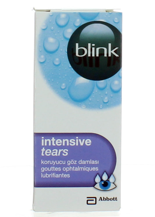 Blink Intensive Tears، قطرة مرطبة وملينة للعين، 10 مل، زجاجة