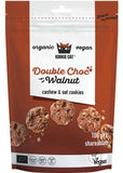 Smart Organics Mini Cookies Double Choc Walnuts - Vegan & Gluten-free, 100g