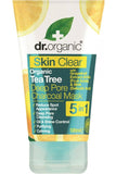 Dr Organic Skin Clear Deep Pore Charcoal Mask 100ml قناع تنقية وتخليص المسام العميقة بالفحم من دكتور أورجانيك سكين كلير 100 مل