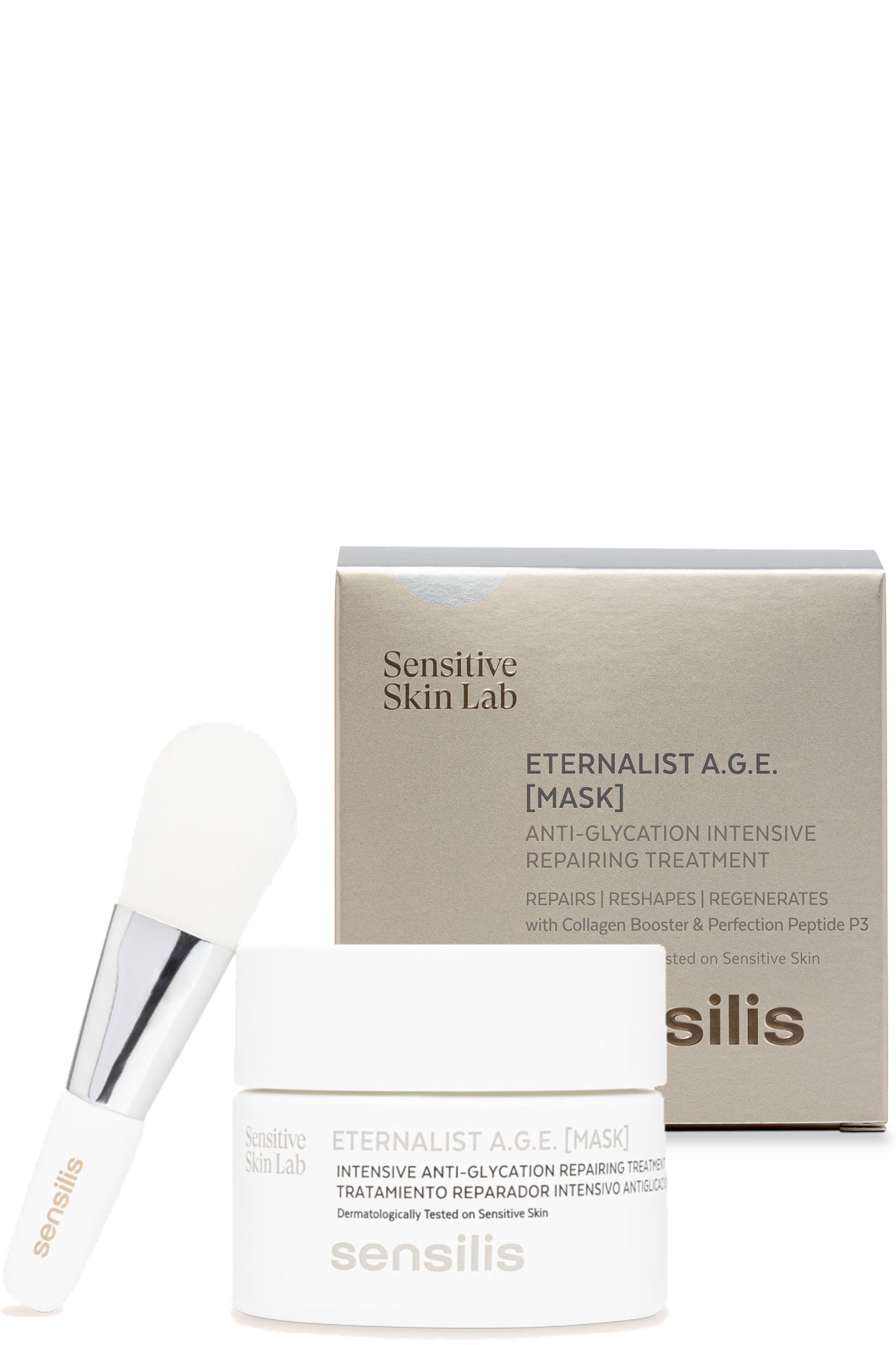 Sensilis Eternalist Face Mask Revitalizing Anti-glycation Treatment With Hydrating Active Ingredients 50ml Mousse Texture