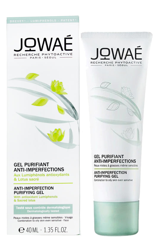 Jowae Anti-imperfection Purifying Gel Purifies & Mattifies With Sacred Lotus 40ml Oily Skin Care
