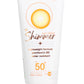 كريم الجسم كاليпсо شيمر صن لوشن بعامل حماية SPF50+ مع حماية عالية من الأشعة فوق البنفسجية UVA/UVB وترطيب ولمعان 100 مل