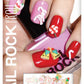 Beauty Rock Nail Wraps Thanksgiving Nrff002 For Festive Nail Art