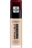 L'oreal Infallible Foundation 24hr 015 Porcelaine - Ultra-stretchable Gel For Long-lasting Coverage