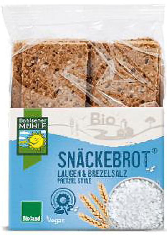 Bohlsener Mühle Thin Crisp Bread Pretzel Style 200g