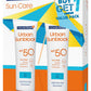 مجموعة نوفاكلير للعناية بالشمس للبشرة الجافة مع واقي شمسي مرطب بعامل حماية SPF 50+ - 2 × 40 مل حماية خفيفة غير دهنية