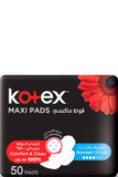 Kotex Maxi Normal Comfort And Clean Wings 50 Pads - Balanced Protection For Everyday Wear