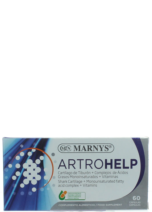 Marnys Artrohelp، مكمل صحي للمفاصل مع غضروف سمك القرش، 60 كبسولة