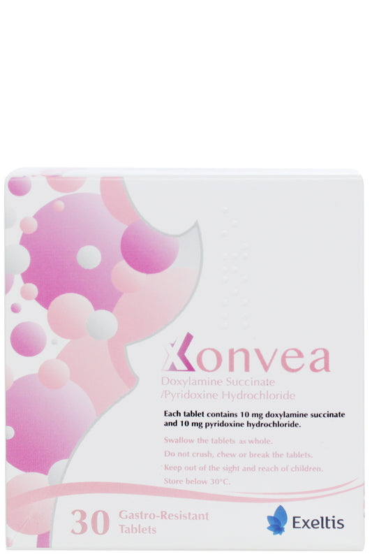 Xonvea 10 ملغ/10 ملغ، 30 قرصًا مقاومًا للمعدة، عبوة شريطية