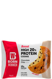 Born Winner Boost Protein Cookie High-fiber Vegan Snack With Triple Protein Matrix 75g Choco Chip