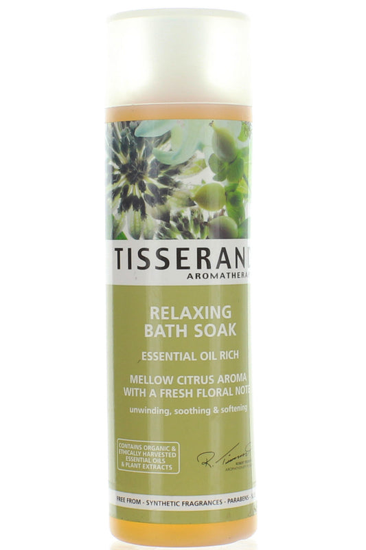 Tisserand Relax Bath Soak 210ml - مزيج البرغموت واللافندر وزهر البرتقال