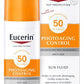 Eucerin Sun Age Control واقي شمسي بعامل حماية Spf50+ مع حمض الهيالورونيك لمكافحة الشيخوخة - 50 مل