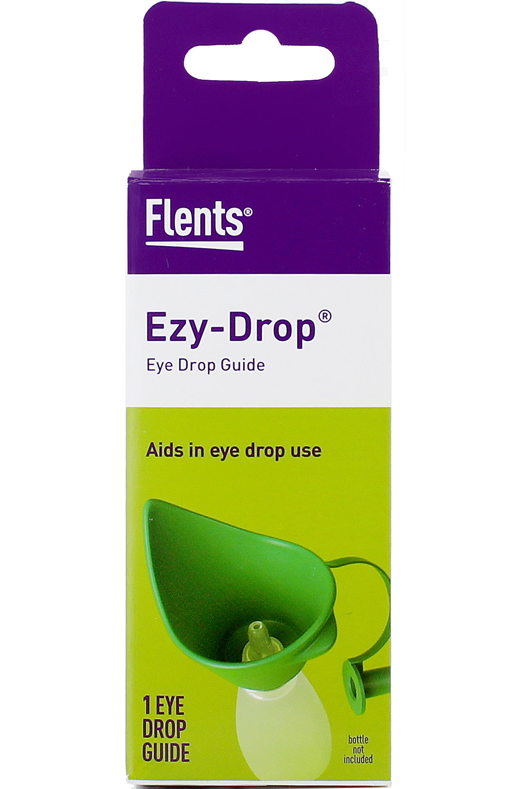 دليل قطرات العين Ezy Drop من Flents - وضع دقيق لقطرات العين بتصميم مريح ووظائف مزدوجة