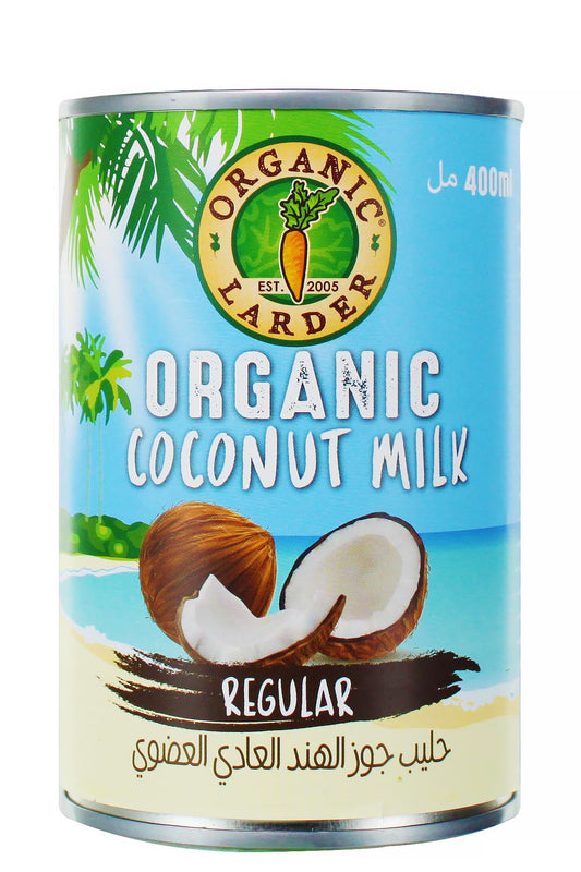 Organic Larder Coconut Milk Regular 400ml