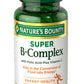 Nature's Bounty Super B Complex مع حمض الفوليك وفيتامين ج 150 قرصًا