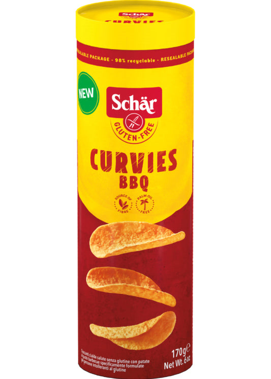 Dr. Schär Curvies Bbq 170g - Bbq Flavor, Gluten-free, No Palm Oil