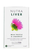 Nutratea Nutra Liver Healthy Liver Function & Detox Herbal Tea With Milk Thistle & Liquorice 20 Biodegradable Tea Bags