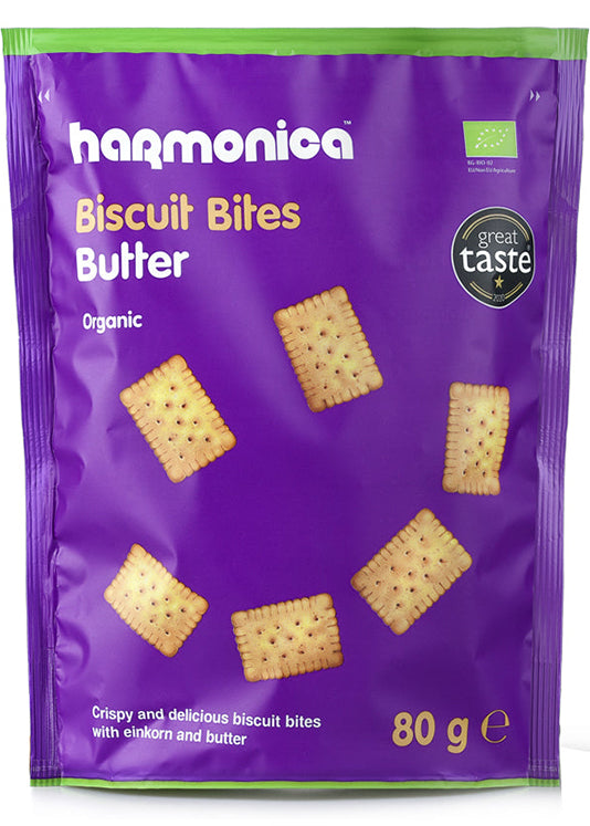 Harmonica Biscuit Bites - Einkorn Flour, Award-winning, 80g