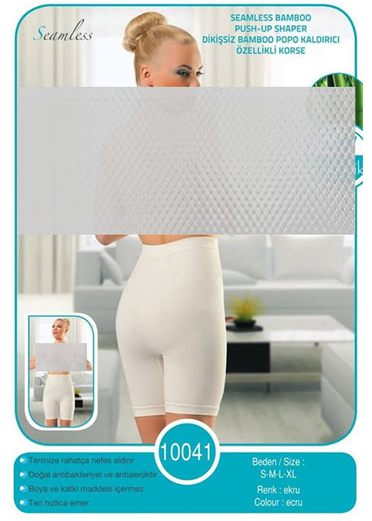 New Night Bamboo Body Shaper Seamless Push-up Support Eco-friendly Ecru S-m-l-xl