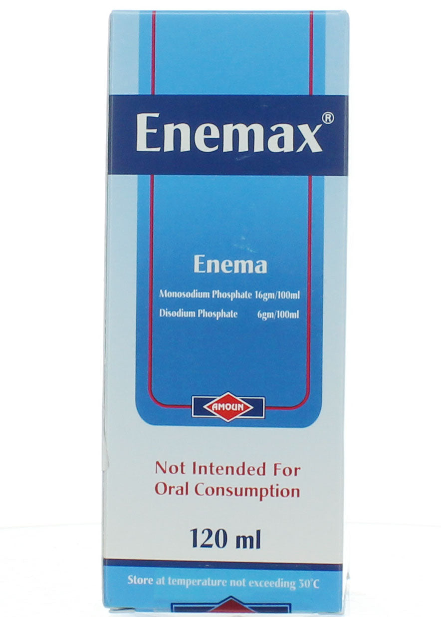 Enemax 6 غم/16 غم/100 مل، حقنة شرجية 120 مل، زجاجة
