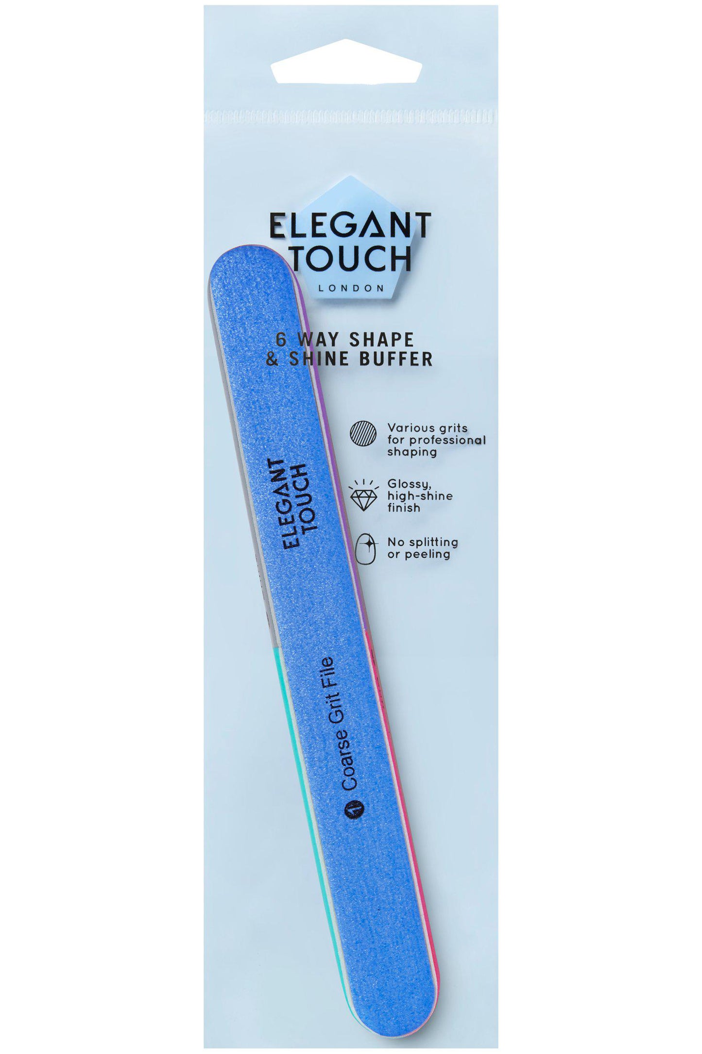 Elegant Touch قالب تلميع 6 أوجه لتنعيم التعرجات