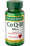 Nature's Bounty Co Q-10 200mg Q-sorb لدعم صحة القلب 45 كبسولة هلامية