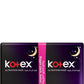 Kotex Ultra Thin Overnight Wings 14 Pads - Wider Back For Peaceful Sleep