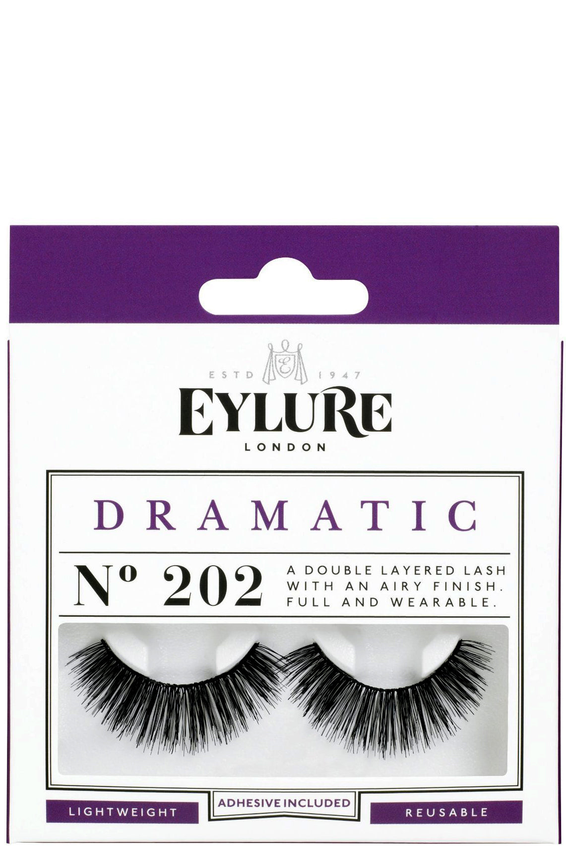 Eylure Naturalite Double No.202 - رموش أنيقة طويلة ومنحنية لأي مناسبة