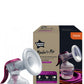 Tommee Tippee Manual Breast Pump Ergonomic Design With Massage Petals For Comfortable Milk Expression Lightweight Bpa-free