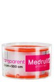 Medrull ضمادة لاصقة على شكل لفة شفافة 2.5 سم × 5 م