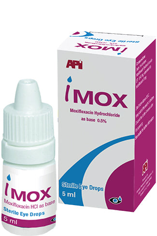 Imox 0.5%، قطرة عين 5 مل، زجاجة