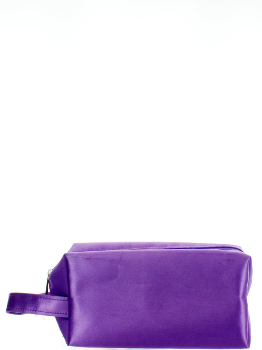 حقيبة مستحضرات التجميل Opal Craft Opal Day الفاخرة من الساتان الحريري بتصميم مبطن مناسب للسفر ومنظم أنيق