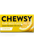 Chewsy Lemon Gum 15g - All-natural, Chemical-free, With Xylitol And Natural Lemon Flavor