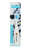 Babyton Bio Toothbrush Zebra فرشاة أسنان بيو فائقة النعومة من نشا الذرة قابلة للتحلل وخالية من مادة BPA والـ PVC للرضع والأطفال الصغار