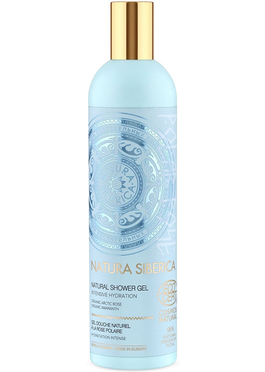 جل الاستحمام الطبيعي بولار روز من ناتورا سايبريكا 400 مل، عضوي بزيت القطيفة