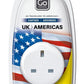 Go Travel Z-dry Pod Uk To Us Adaptor Compact Lightweight Easy To Use Travel Safe