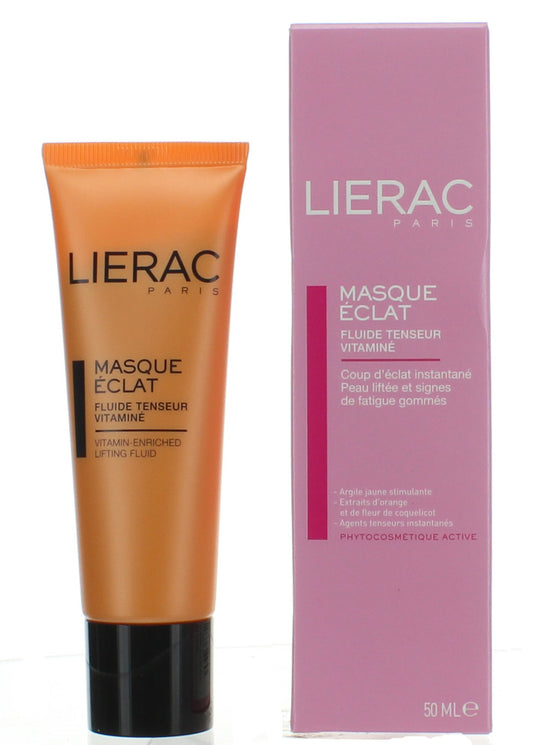 Lierac Masque Éclat Lifting Mask For Instant Radiance Boost With Yellow Clay And Poppy Extract 50ml