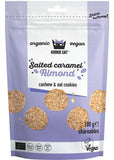 Smart Organics Kookie Cat Mini Cookies Salted Caramel Almonds - Vegan & Gluten-free, 100g