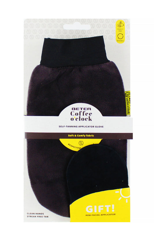 Beter Tanning Applicator Mitt Flawless Streak-free Self-tan Reusable With Mini Facial Applicator
