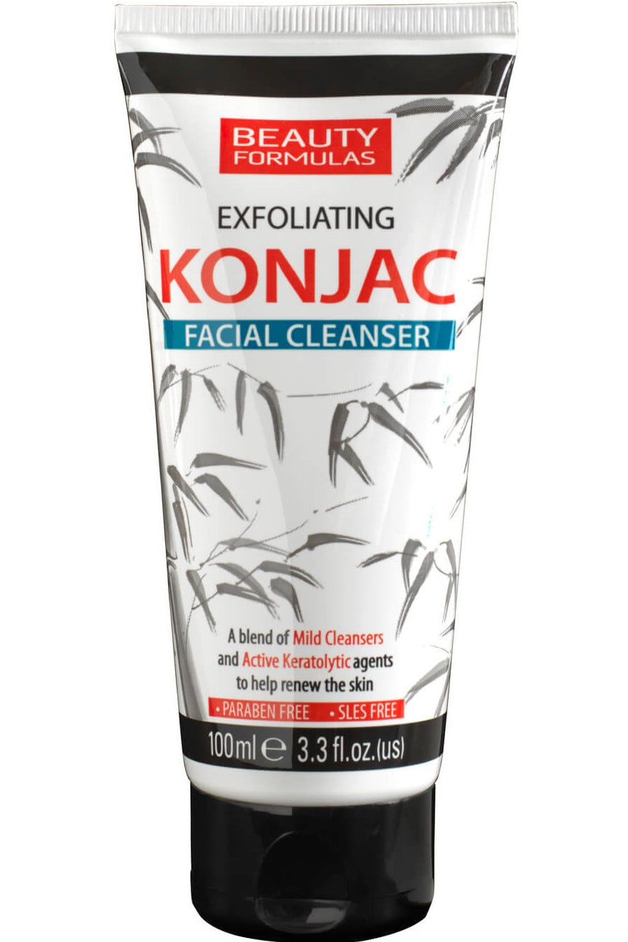 Beauty Formulas Exfoliating Konjac Facial Cleanser With Konjac Powder - 100ml