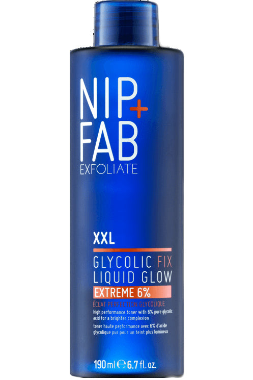 Nip+fab Glycolic Fix تونر سائل لإشراقة قصوى - مقشر ومفتح بحمض الجليكوليك 6% - 150 مل