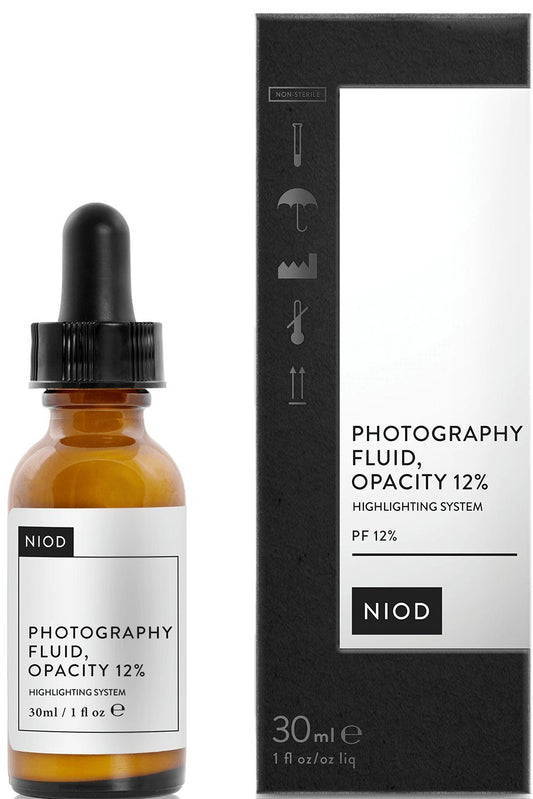 Niod Photography Fluid Skin Perfector مع معلق الطمس فائق الدقة 30 مل مُعزِّز إشراق البشرة
