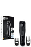 Braun Hc5050 ماكينة قص الشعر التحكم الدقيق في الطول 17 إعدادًا شفرات من الفولاذ المقاوم للصدأ مقبض مريح