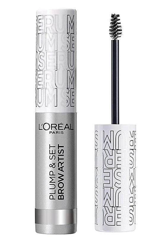 L'oreal Brow Artist Plump & Set شفاف - مظهر حواجب طبيعي بزيت الخروع