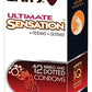 واقيات ذكرية محببة ومنقطة للمتعة القصوى من Unity Ultimate Sensation - لتعزيز العلاقة الحميمة والمتعة - 12 قطعة من المطاط الطبيعي (اللاتكس)