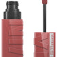 أحمر شفاه Superstay Vinyl Ink Lipcolor 35 Cheeky من Maybelline – لون مشبع ولامع لا يتزحزح يدوم طوال اليوم