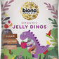 Biona Organic Sour Dinosaur Jellies 75g - حلويات الديناصورات الحامضة العضوية بيونا 75 جرام - على شكل ديناصور، نكهات طبيعية، خالية من الغلوتين