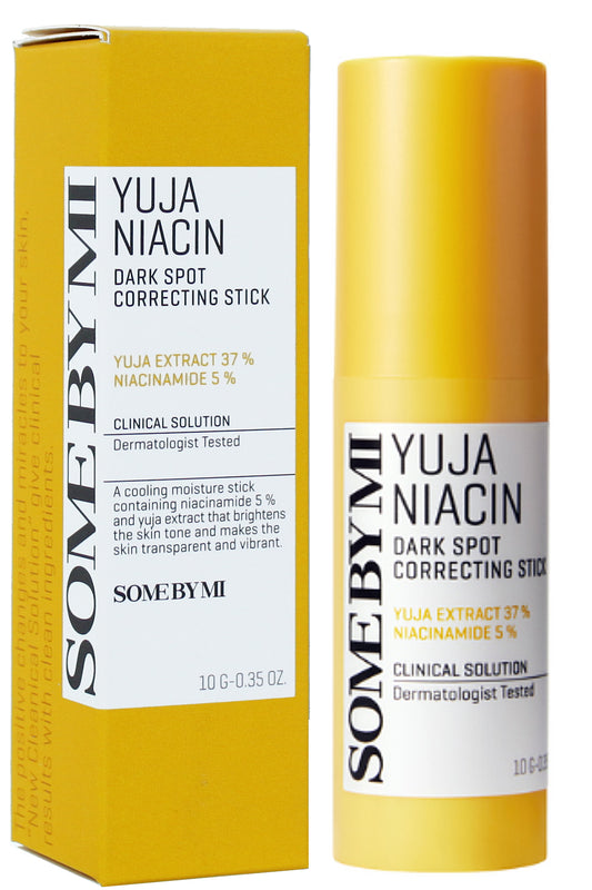 Somebymi Yuja Niacin Dark Spot Correcting Stick - Brightening, Soothing, And Protecting With Yuja Extract, Niacinamide, And Arbutin - 9g