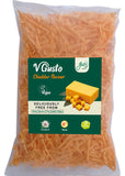 Gusto Dairy Shredded Cheddar 200g - Vegan, Dairy-free, Ideal For Pizzas And Pastas