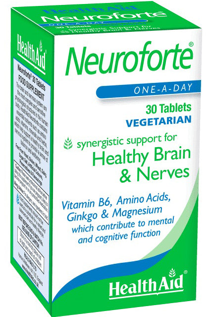 Healthaid Neuroforte أحماض أمينية لدعم الدماغ والجهاز العصبي 30 قرصًا